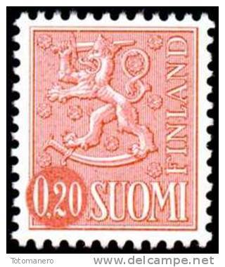 FINLAND, M-63 Lions Definitives 0,20 Type II HaP** - Nuovi