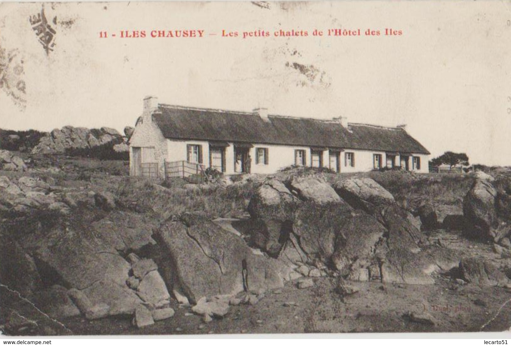 ILES CHAUSEY LES PETITS CHALETS DE L'HOTEL DES ILES - Autres & Non Classés