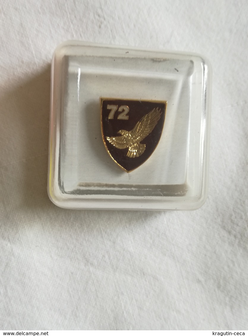 72nd SERBIA HAWK SPECIAL MILITARY UNIT Scout Diversion Battalion BADGE PIN INSIGNIA Reconnaissance BRIGADE  PARACHUTING - Police & Gendarmerie