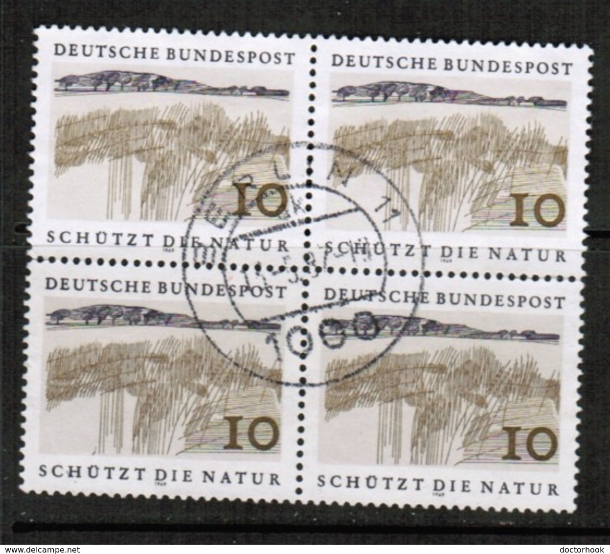 GERMANY  Scott # 1000  VF USED BLOCK Of 4 (Stamp Scan # 474) - Used Stamps