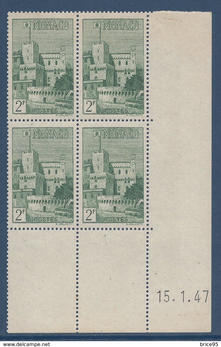 Monaco - YT N° 277 - Neuf Sans Charnière, Infime Rousseur - 1946 - Unused Stamps