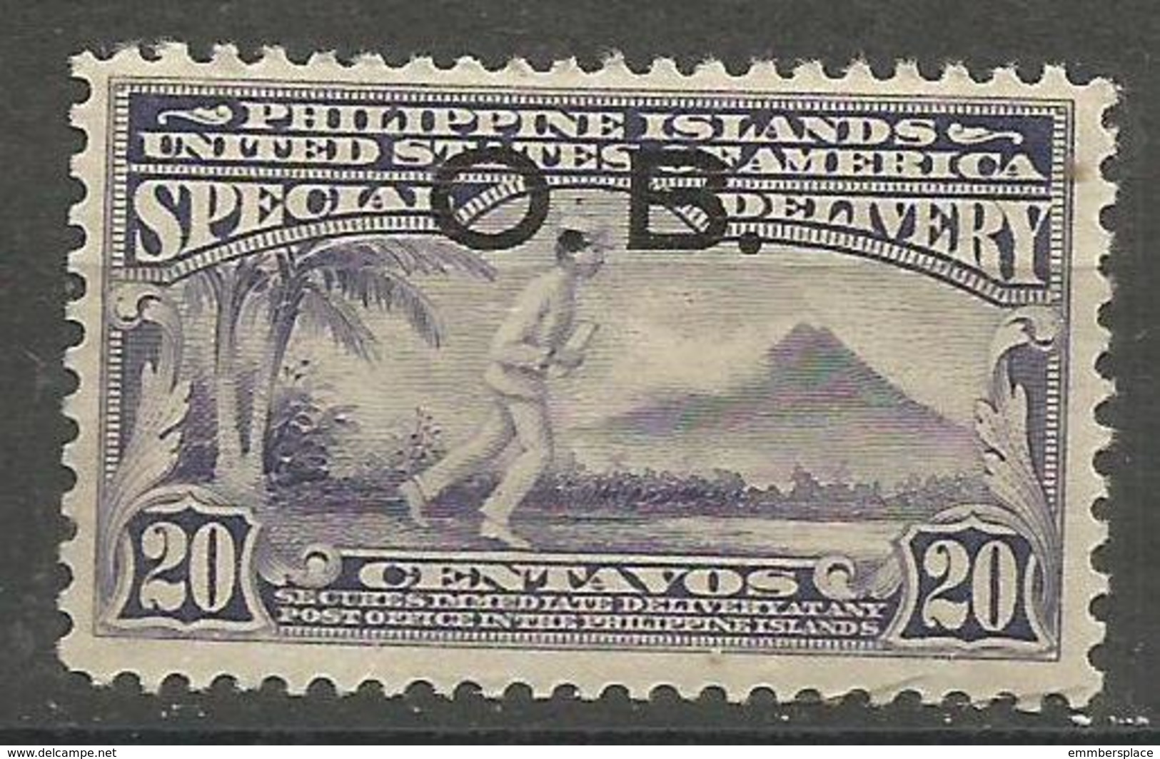 Philippines  - 1931 Special Delivery Official MH *     Sc EO1 - Philippines