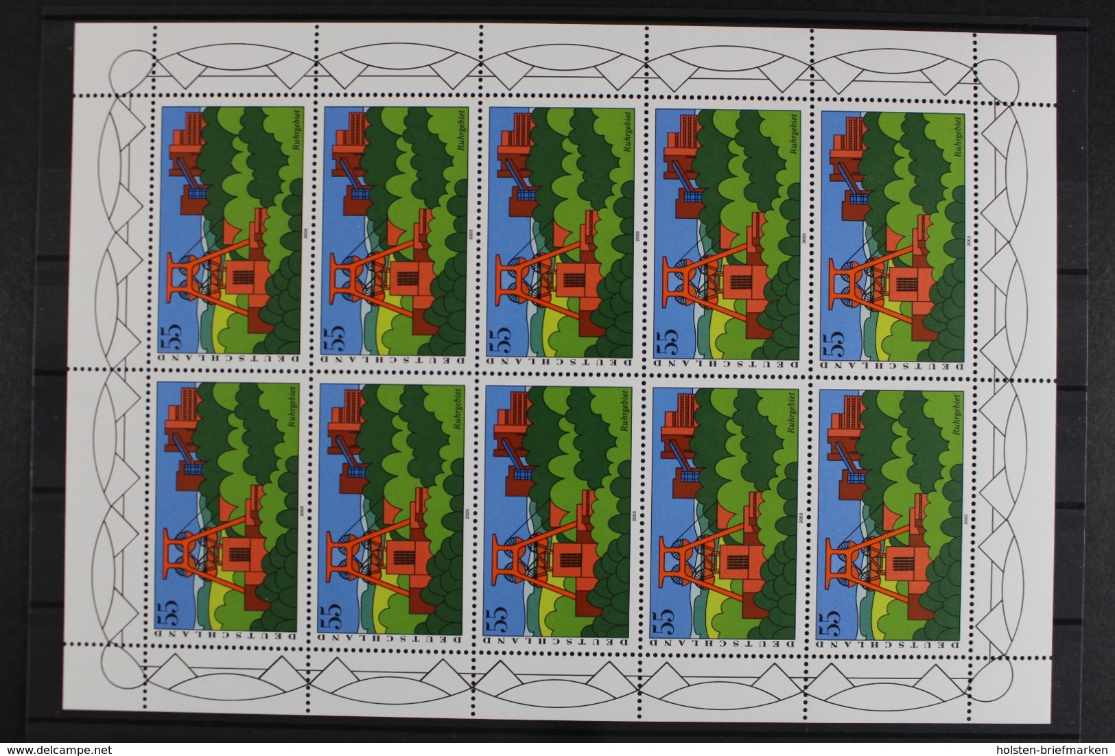 Deutschland (BRD), MiNr. 2355, Kleinbogen Ruhrgebiet, Postfrisch / MNH - Ungebraucht