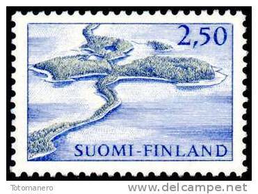 FINLAND/Finnland, M-63 Definitive Landscapes Mk 2,50 Punkaharju Type I** - Nuovi