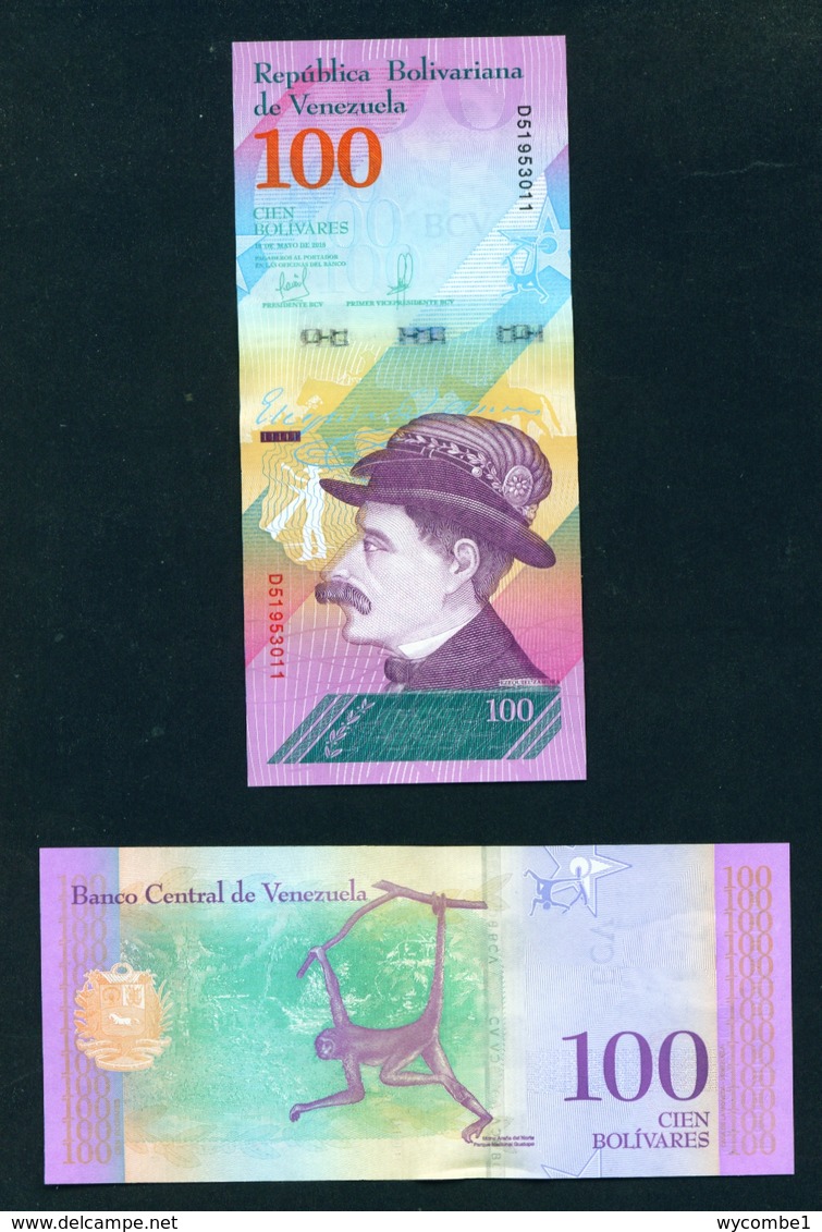 VENEZUELA  -  2018 100 Bolivars  UNC - Venezuela