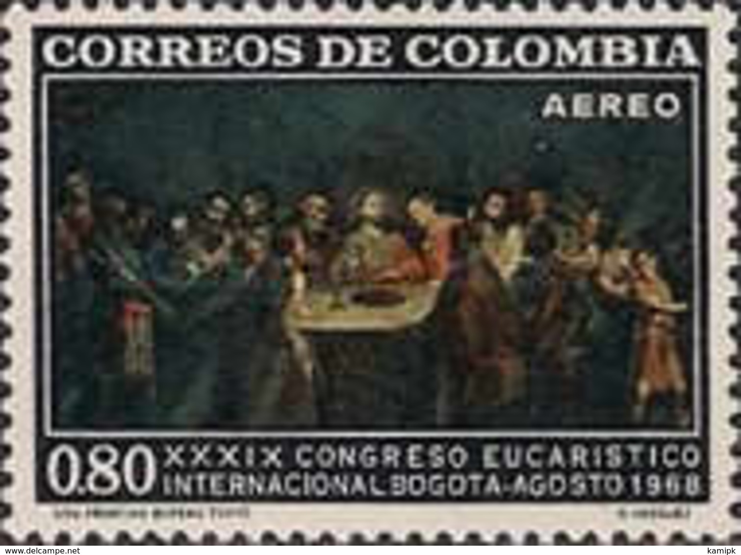 USED STAMPS Colombia - Airmail - The 6th Colombian Surgeons' Co -1967 - Colombia