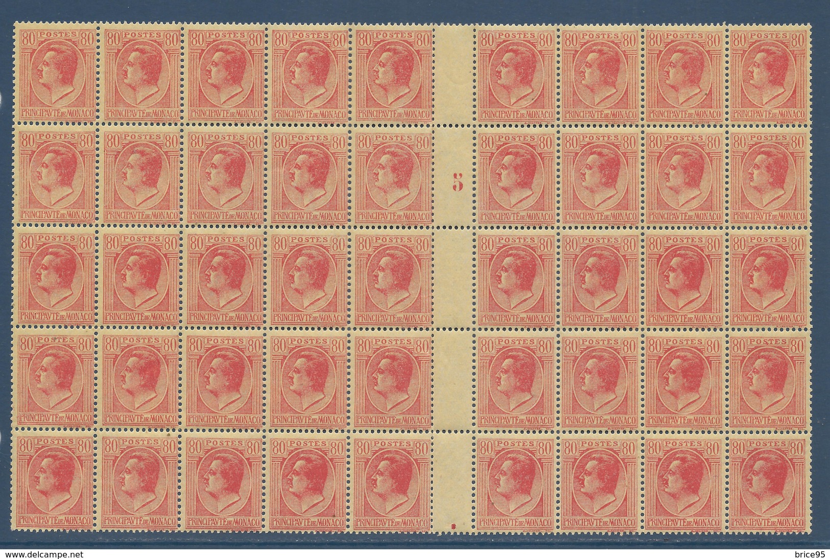 Monaco - YT N° 93 - Neuf Sans Charnière, Légère Rousseur - 1924 à 1933 - Unused Stamps