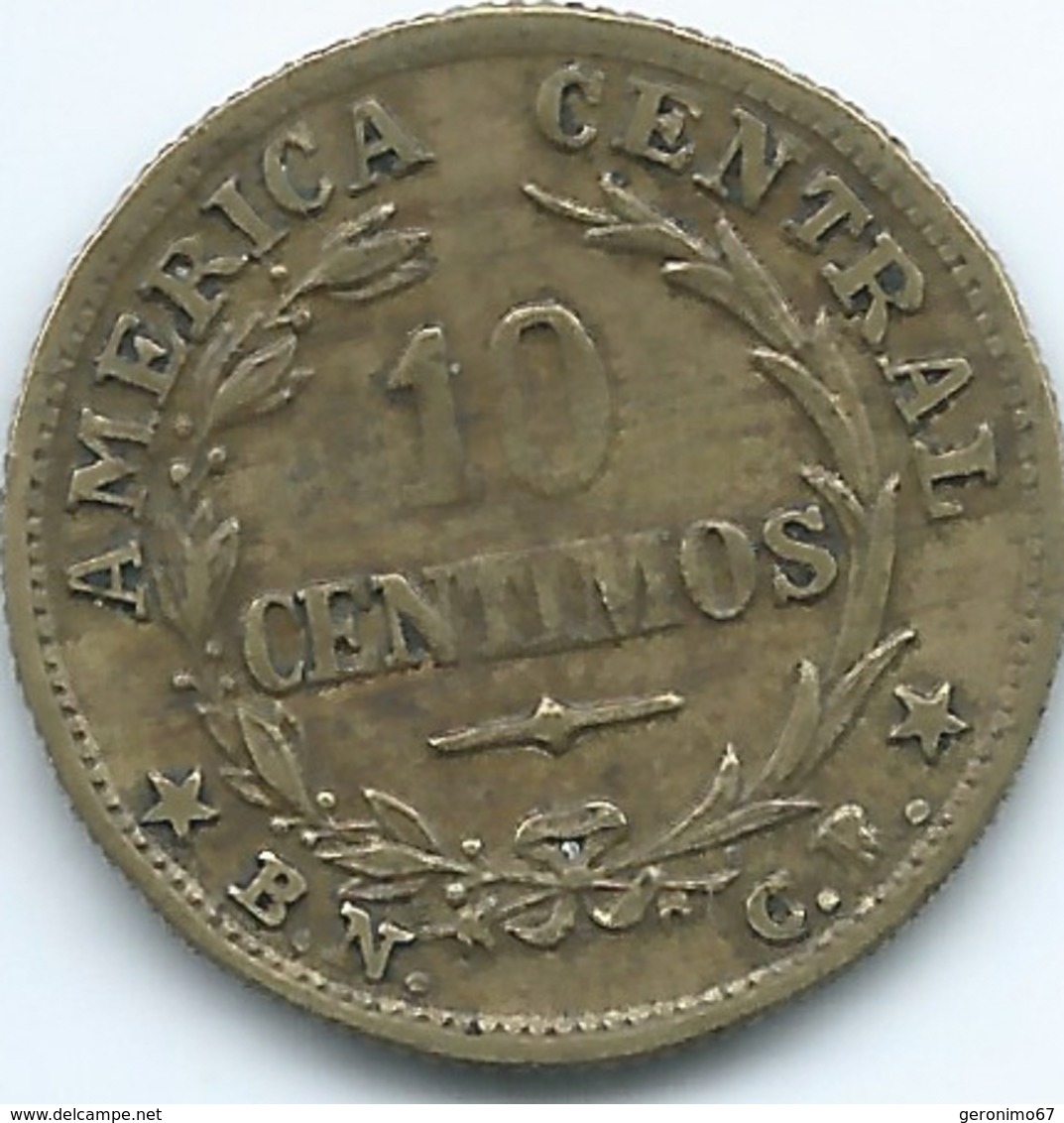 Costa Rica - 1947 - 10 Centimos - KM180 - Costa Rica