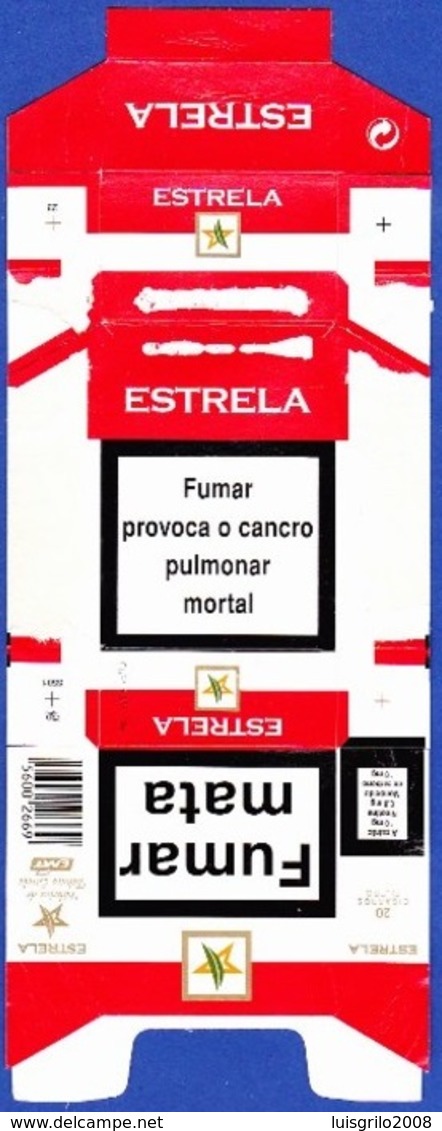 Portugal - ESTRELA / Fábrica Tabacos Estrela,  Açores - Zigarettenetuis (leer)