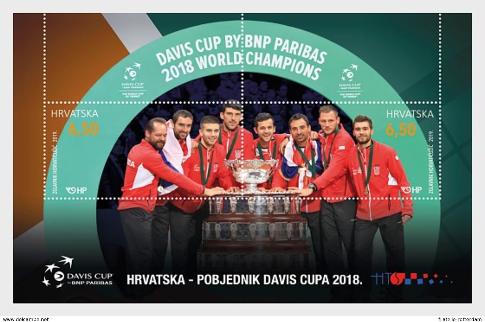 Kroatië / Croatia - Postfris / MNH - Sheet Winnaar Davis Cup 2019 - Kroatië