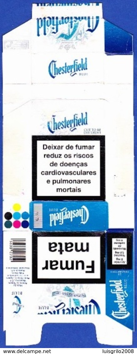 Portugal - CHESTERFIELD / Fábrica Tabacos Micaelense,  Ponta Delgada Açores - Etuis à Cigarettes Vides