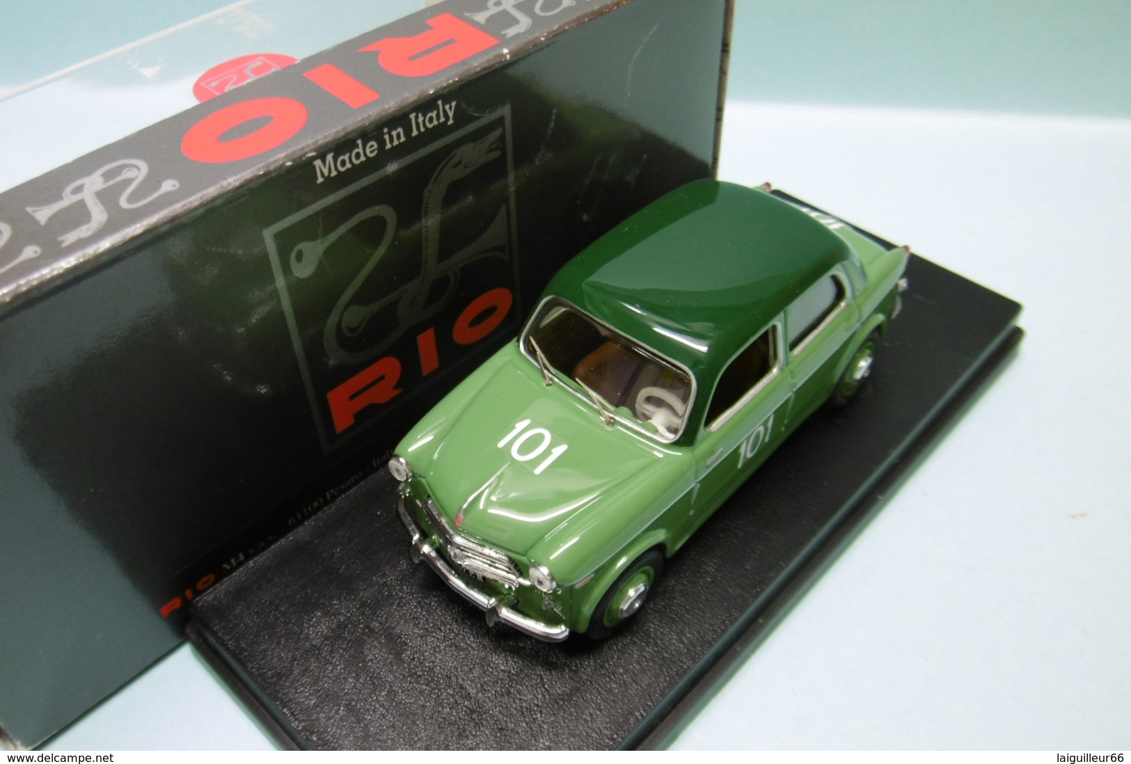 Rio - FIAT 1100 TV Mille Miglia 1954 N°101 Vert Réf. 4334 Neuf NBO 1/43 - Rio