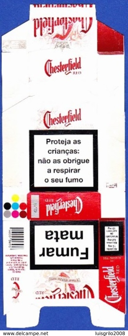 Portugal - CHESTERFIELD / Fábrica Tabacos Micaelense,  Ponta Delgada Açores - Etuis à Cigarettes Vides