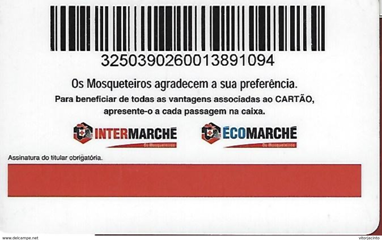 PORTUGAL - Intermarché+Ecomarché - Loyalty Card "The Musketeers" - Cartes Cadeaux