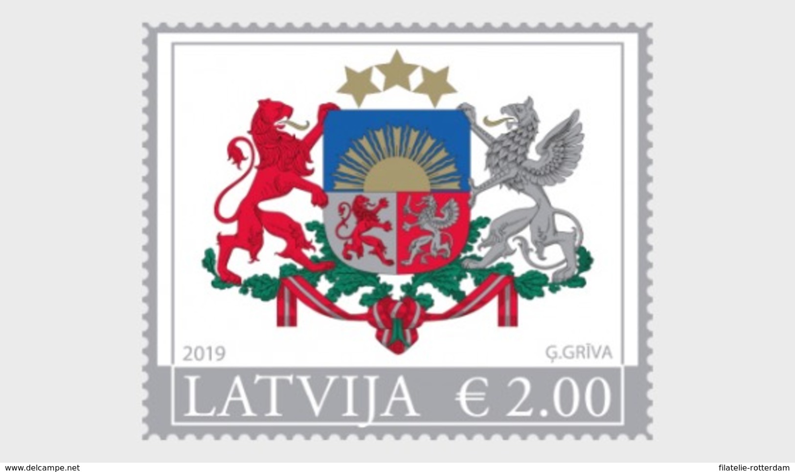 Letland / Latvia - Postfris / MNH - Complete Set Wapenschilden 2019 - Letland