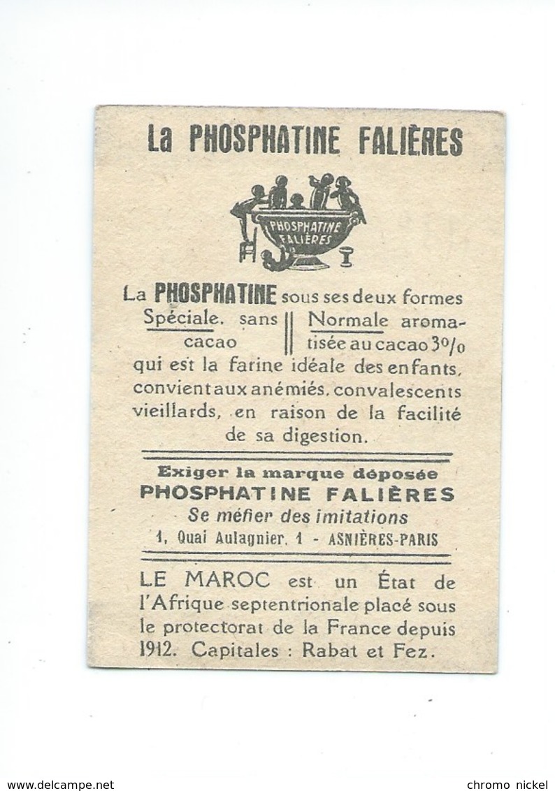 LE MAROC COLONIES FRANÇAISES  TB 2 Scans 75 X 52 Mm Pub: Phosphatine Falieres Didactique - Autres & Non Classés