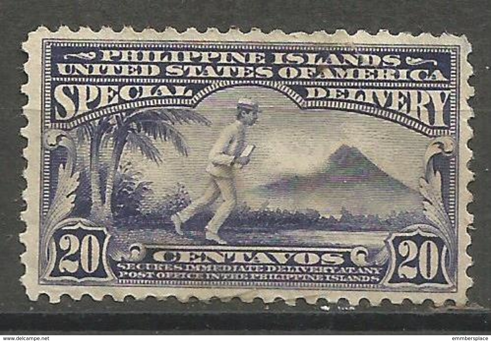 Philippines  - 1919 Special Delivery MH *     Sc E5 - Philippines