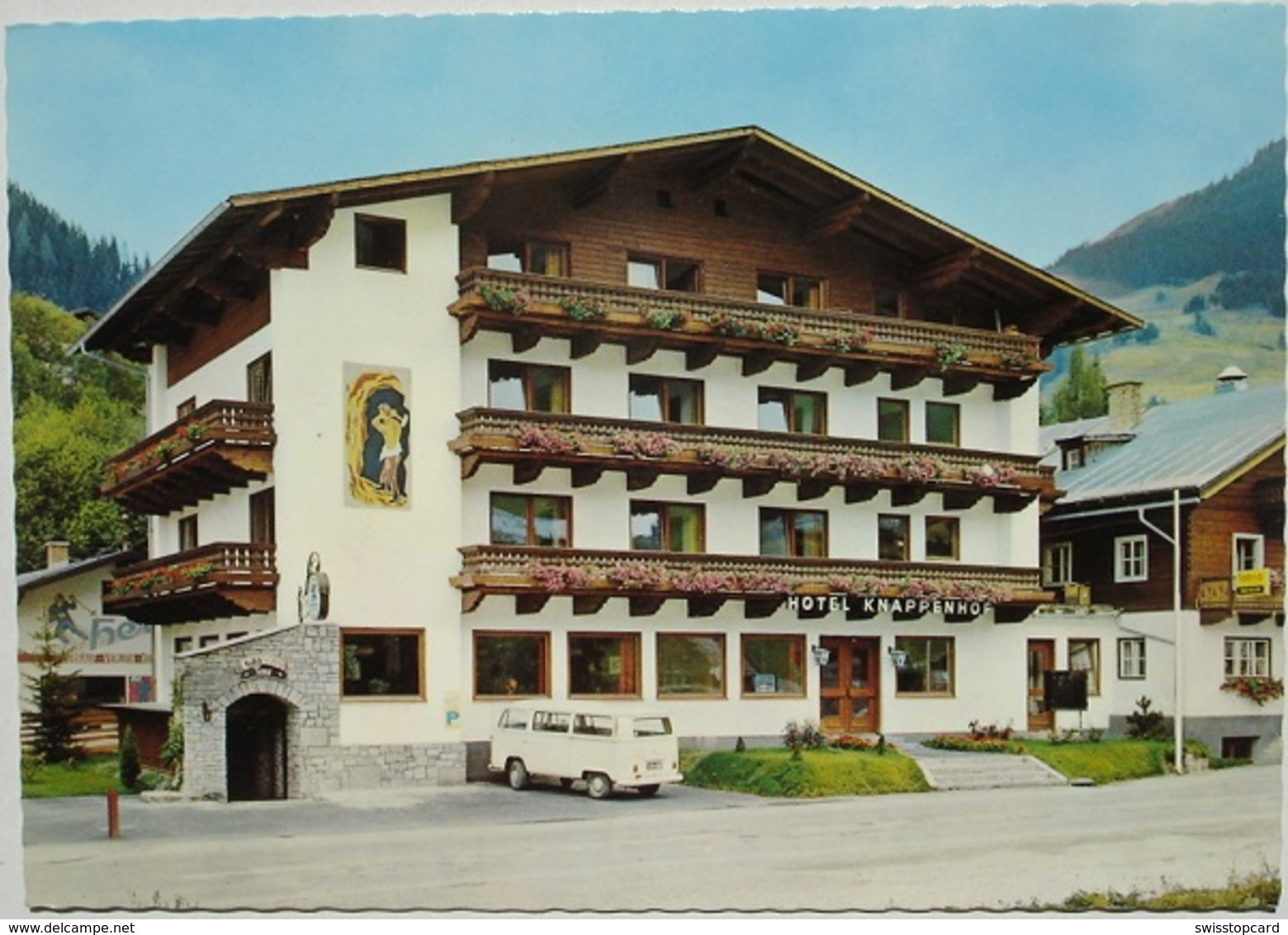 SAALBACH-HINTERGLEMM Hotel Knappenhof Fam. Sommerbichler VW-Bus - Saalbach