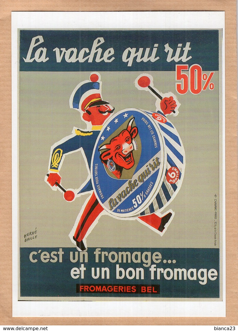 B56465 La Vache Qui Rit 50% - Affiche De Hervé Baille 1956 - Autres & Non Classés