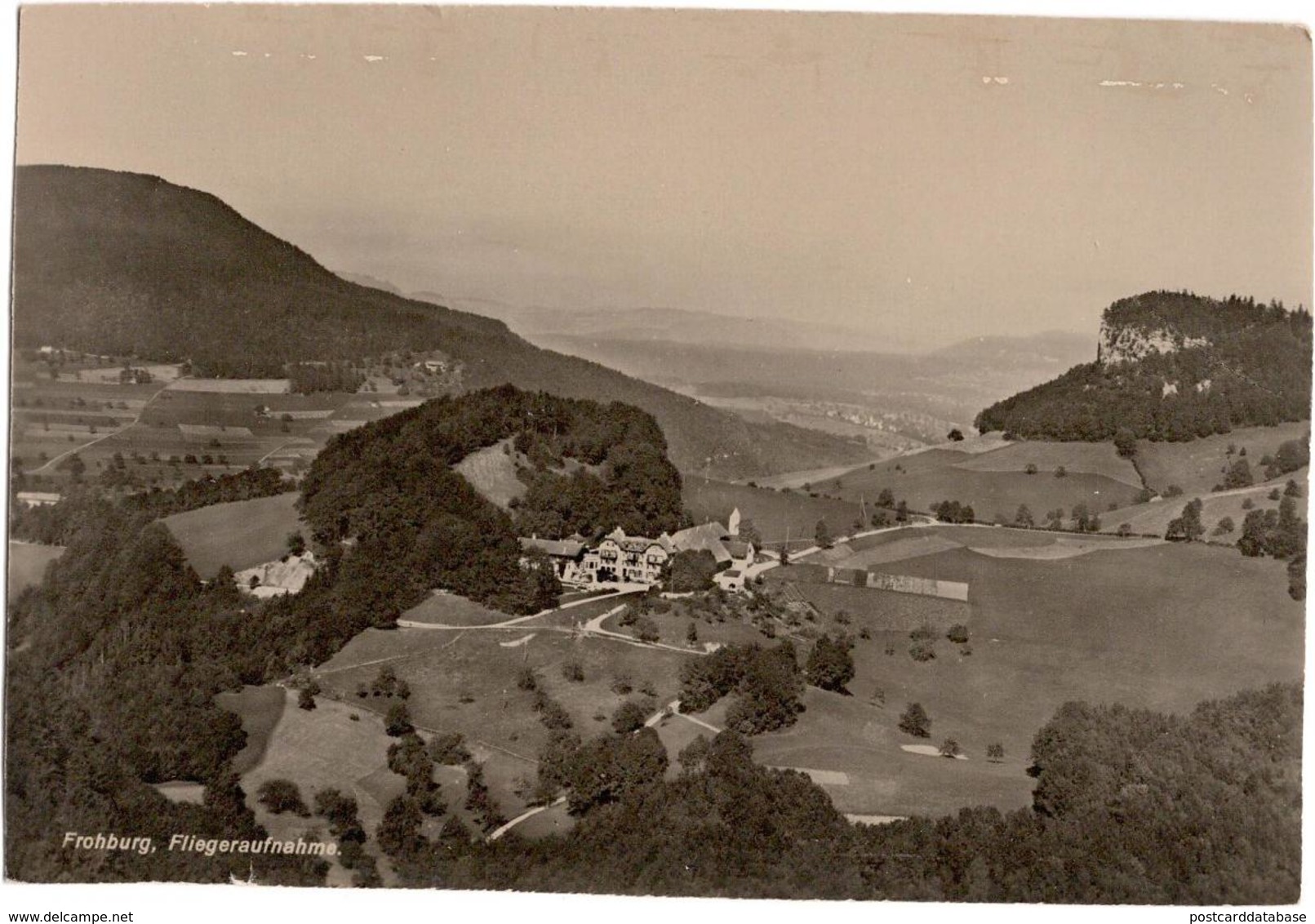 Frohburg Fliegeraufnahme - Hotel Kurhaus Frohburg Ob Olten Und Laufelfingen - Familie Paul Sigg-lischer - & Hotel - Altri & Non Classificati