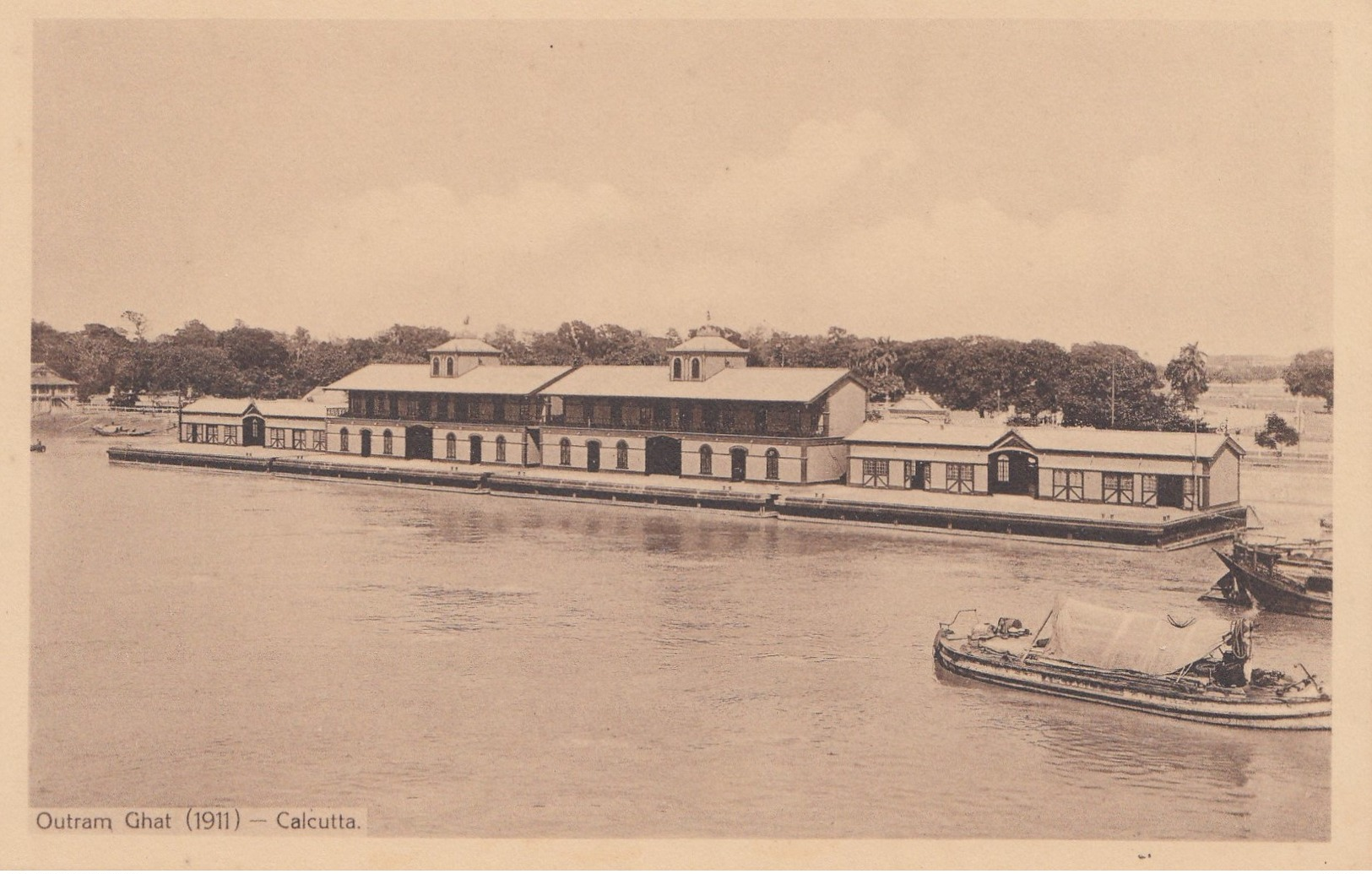 CALCUTTA , India , 1910s ; Outram Ghat - India