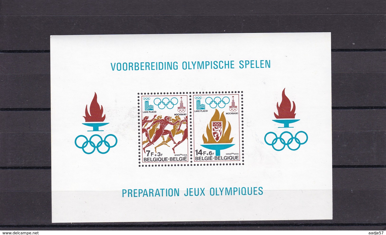 België/Belgique Blok 53 Olympische Spelen Nr.1915/16** - 1961-2001