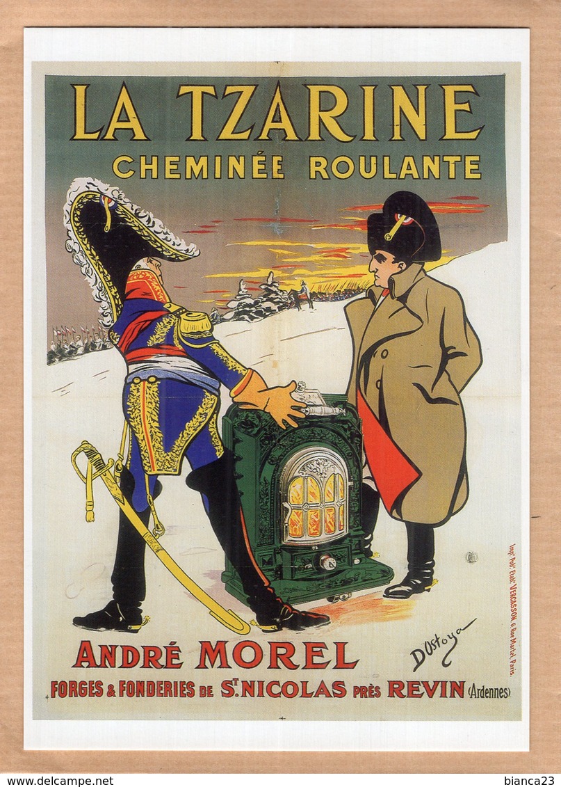 B56499 La Tzarine, Cheminée Roulante, Affiche  D'Ostoya - Autres & Non Classés