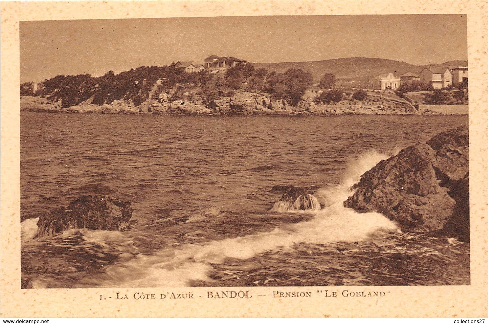 83-BANDOL- PENSION " LE GOELAND" LOT DE 10 CARTES - Bandol