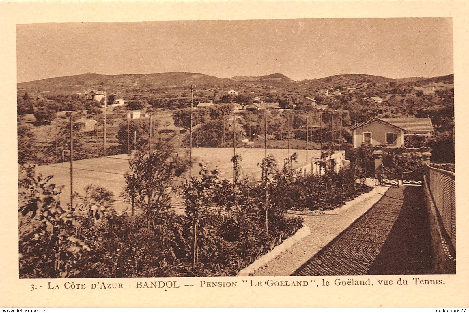 83-BANDOL- PENSION " LE GOELAND" LOT DE 10 CARTES - Bandol