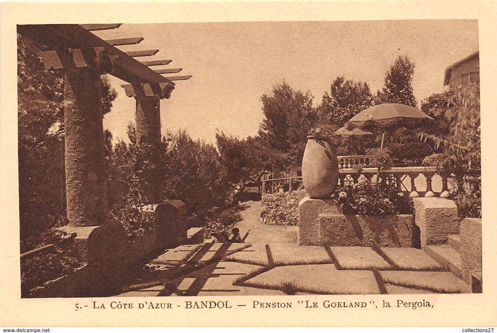 83-BANDOL- PENSION " LE GOELAND" LOT DE 10 CARTES - Bandol