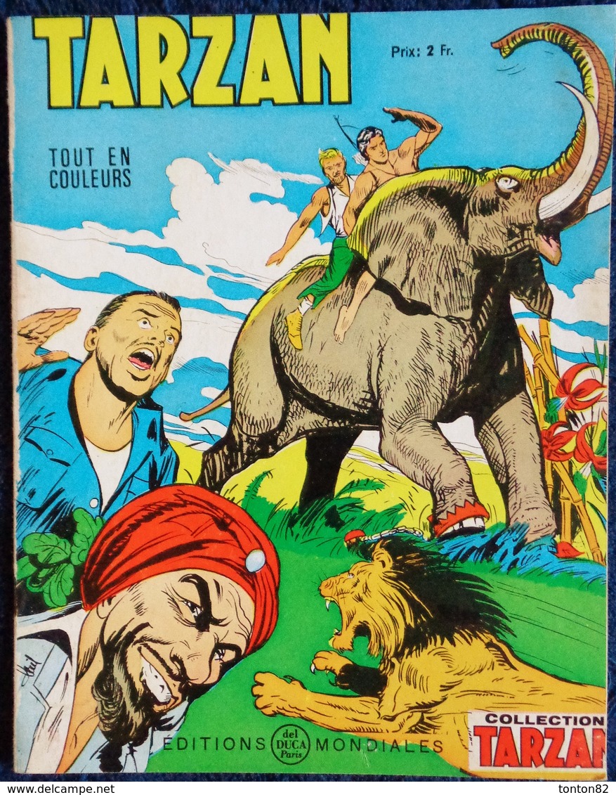 TARZAN - N° 40 - Éditions Mondiales - Del DUCA - ( 1969 ) . - Tarzan