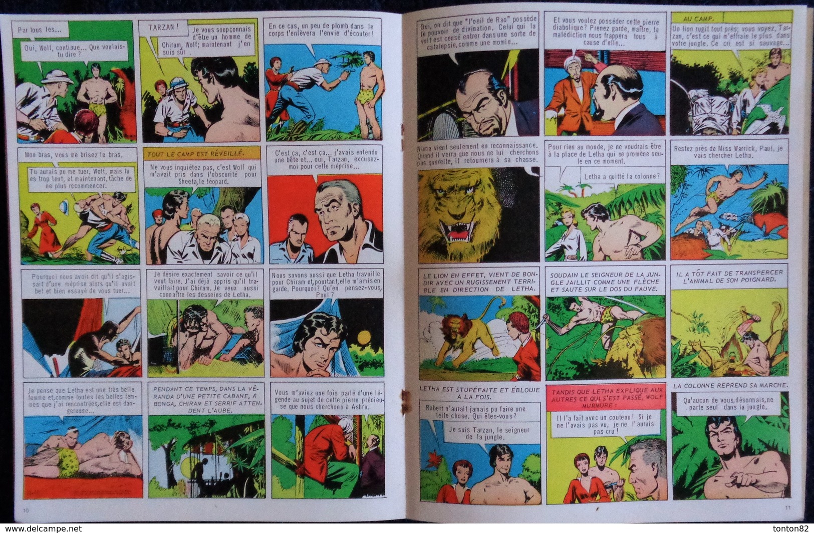 TARZAN - N° 40 - Éditions Mondiales - Del DUCA - ( 1969 ) . - Tarzan