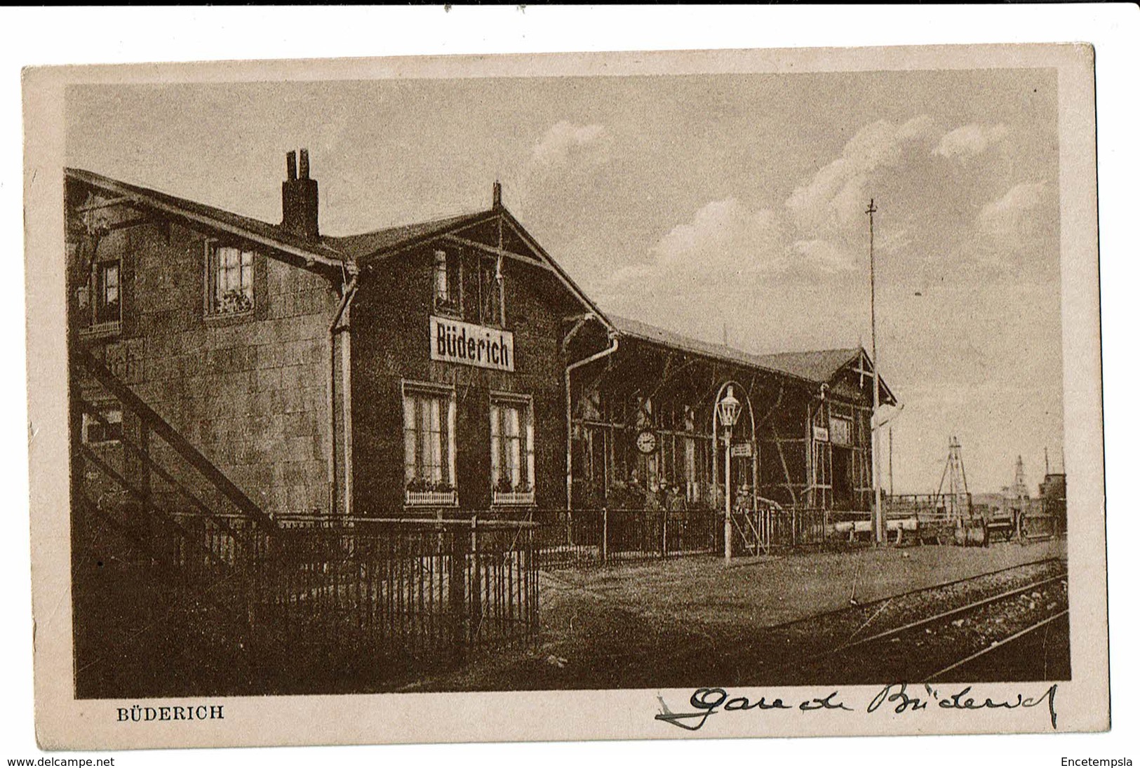 CPA - Carte Postale -Allemagne-Buderich A Rhein -Station - 1923--VM1784 - Duesseldorf