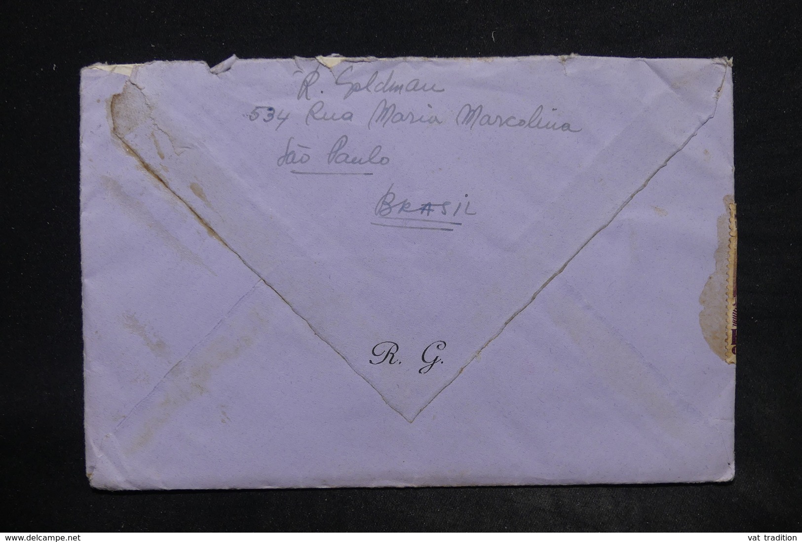 BRÉSIL - Affranchissement Plaisant De Sao Paulo Sur Enveloppe Pour La Belgique En 1955 - L 26210 - Storia Postale