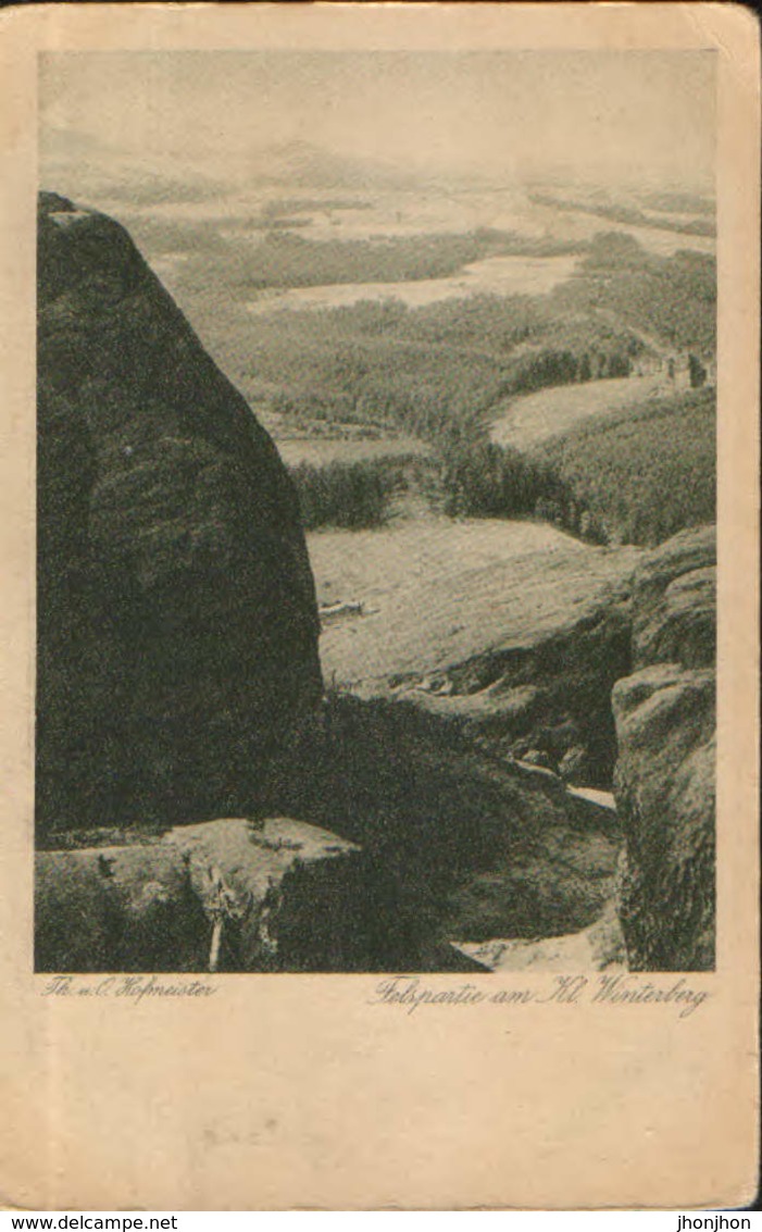 Germany - Postcard Unused -  Rock On The Winterberg - Winterberg