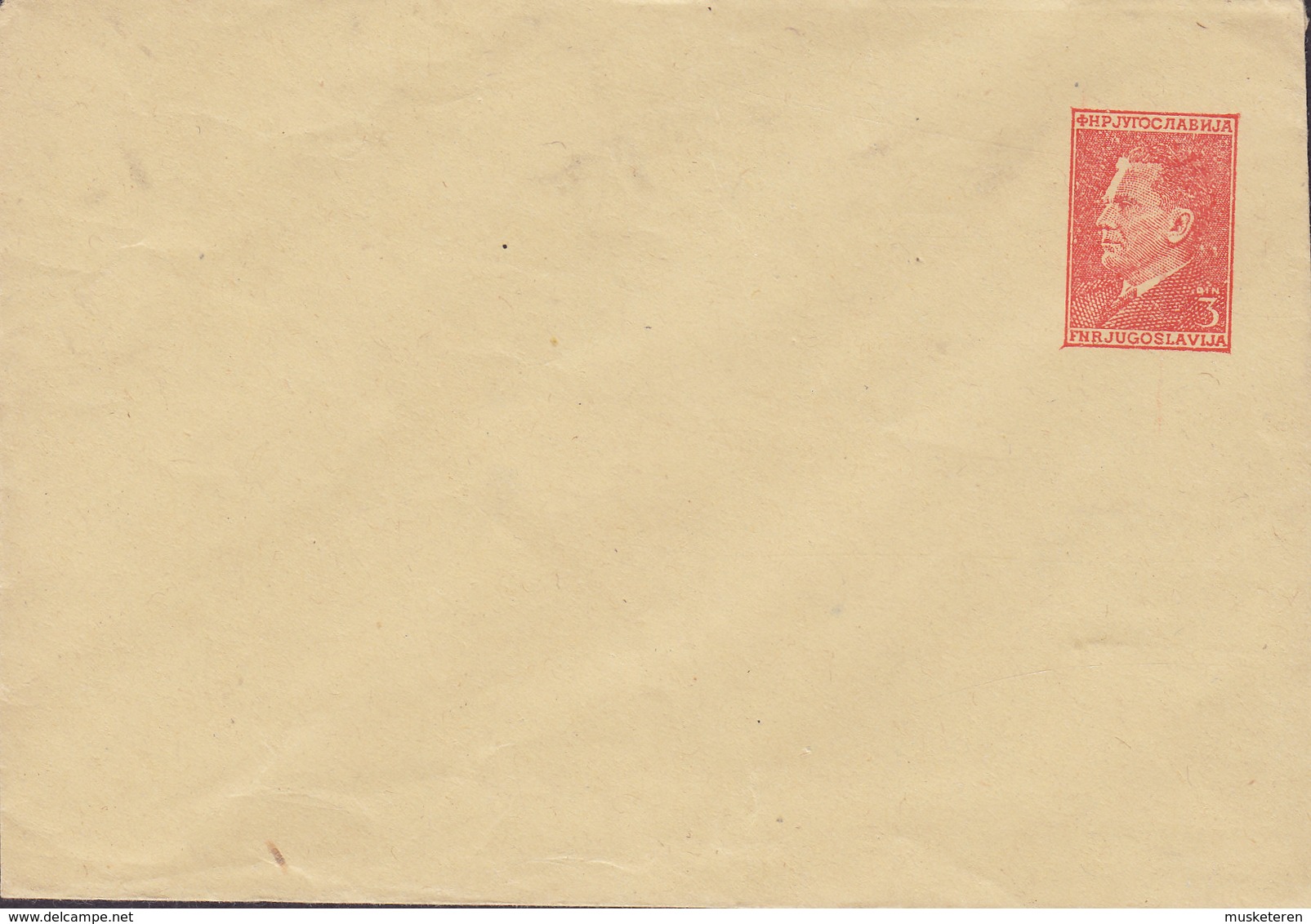 Yugoslavia Postal Stationery Ganzsache Entier 3 Din Tito In Zivil (Unused) - Postal Stationery