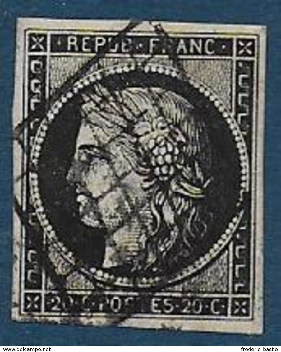 Cérès N° 3 - Cote : 65 € - 1849-1850 Cérès