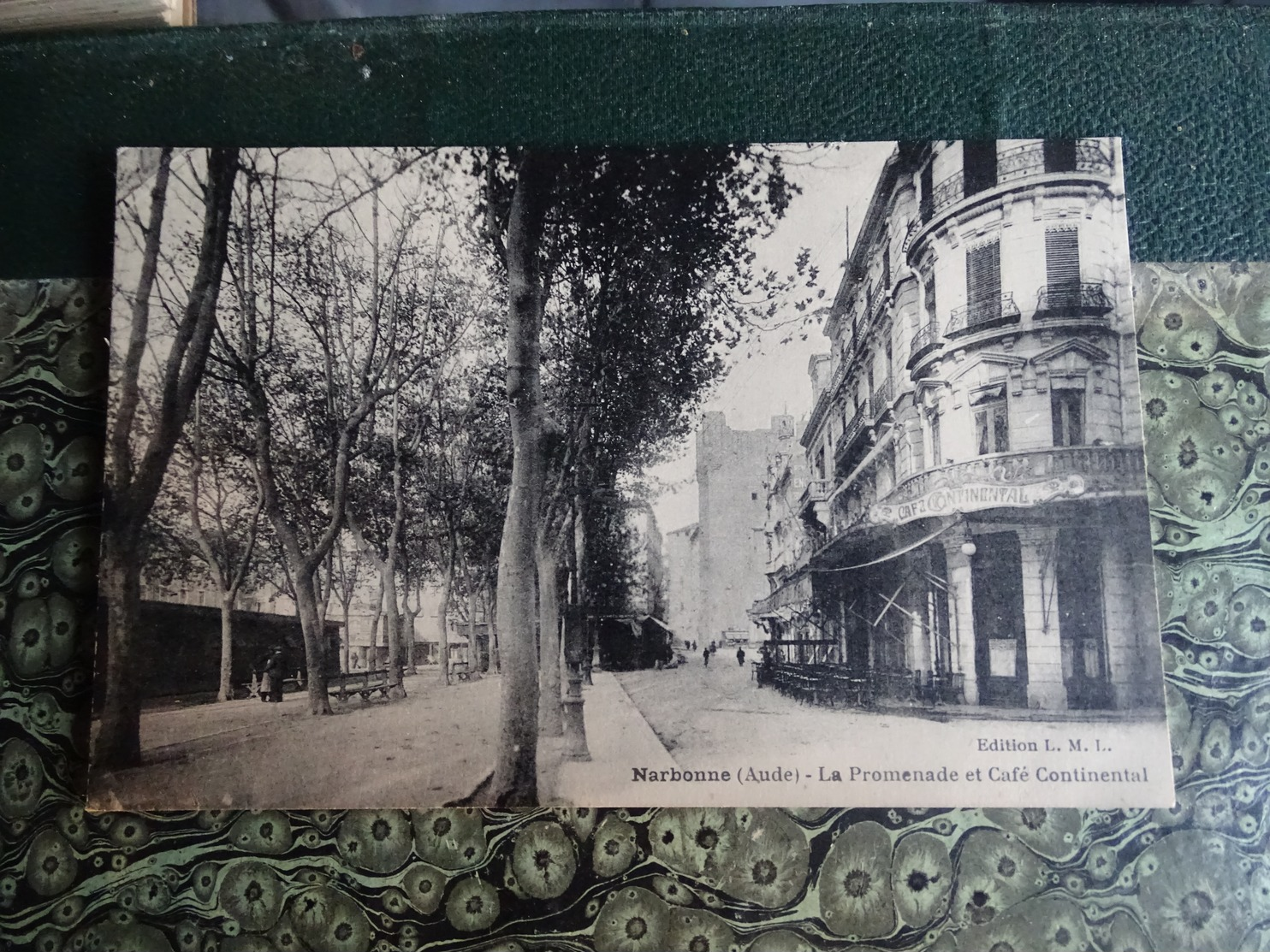 Cpa - Narbonne - La Promenade Et Café Continental - Narbonne