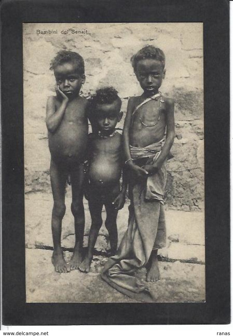 CPA Erythrée Afrique Colonie Italienne Italie Type Ethnic ERITREA Non Circulé Enfant Nu - Erythrée