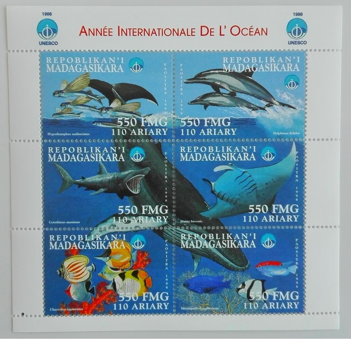 Madagascar 1999**Mi.2234-39 International Day Of The Ocean MNH [8;66] - Meereswelt