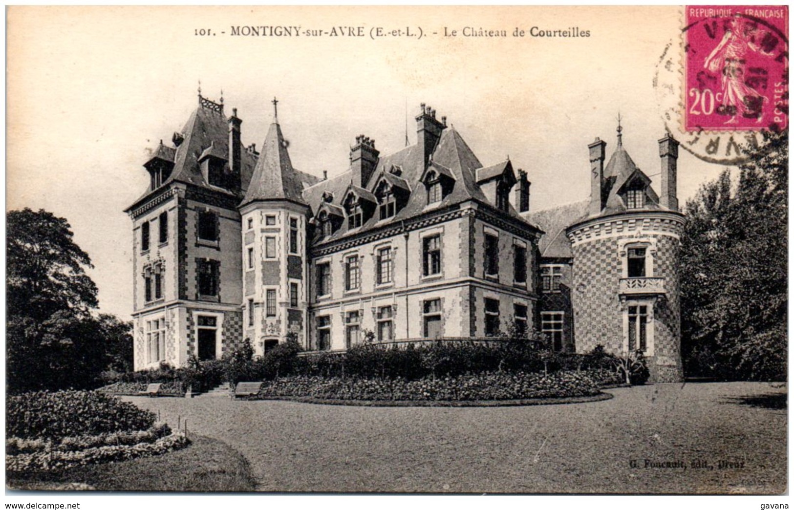 28 MONTIGNY-sur-AVRE - Le Chateau De Courteilles - Montigny-sur-Avre