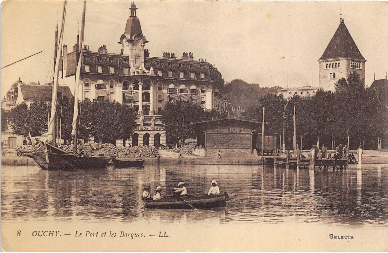 Ouchy - Le Port Et Les Barques - Autres & Non Classés