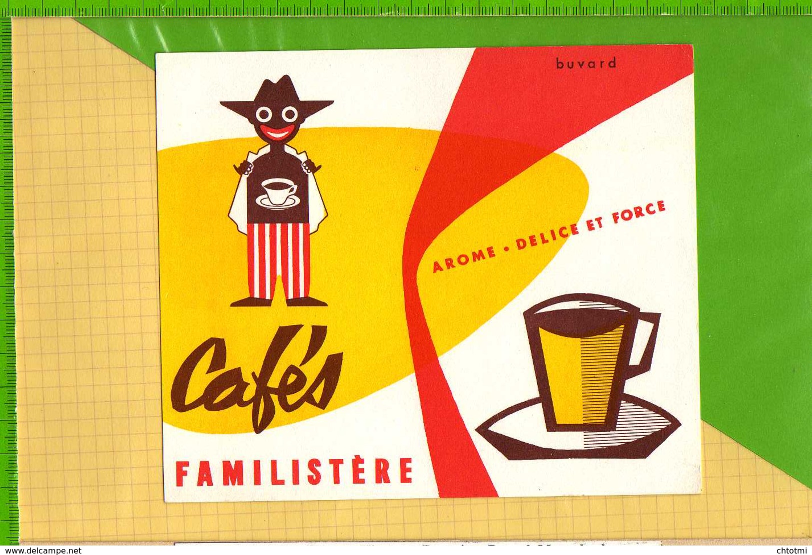 Buvard & Blotting Paper : Café FAMILISTERE - Café & Thé