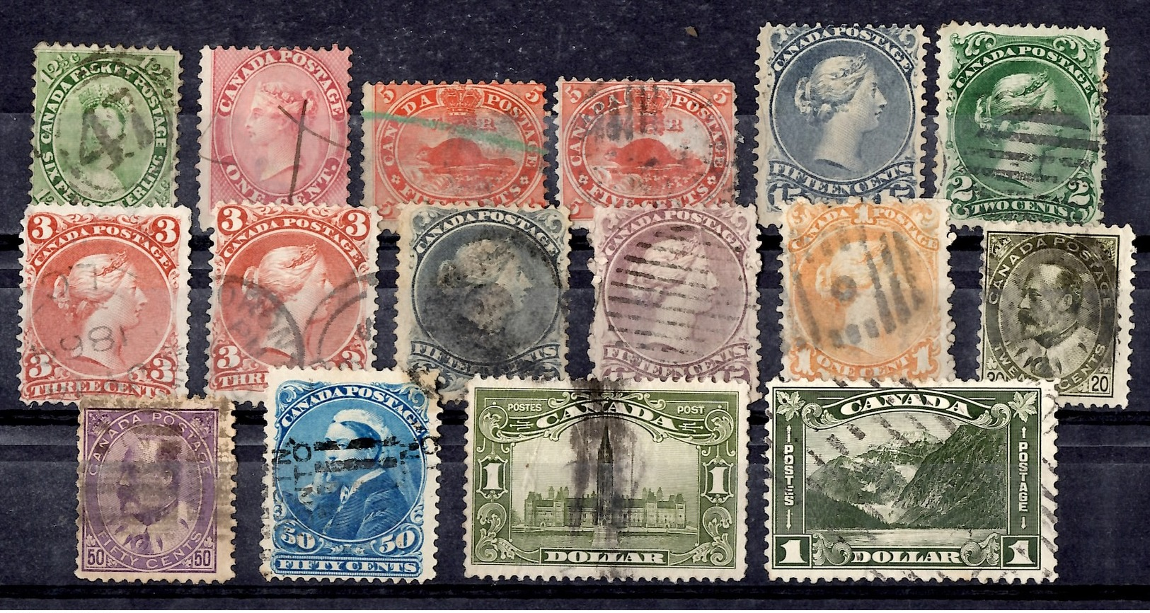 Canada Belle Collection D'anciens Oblitérés 1852/1931. Bonnes Valeurs. B/TB. A Saisir! - Collections