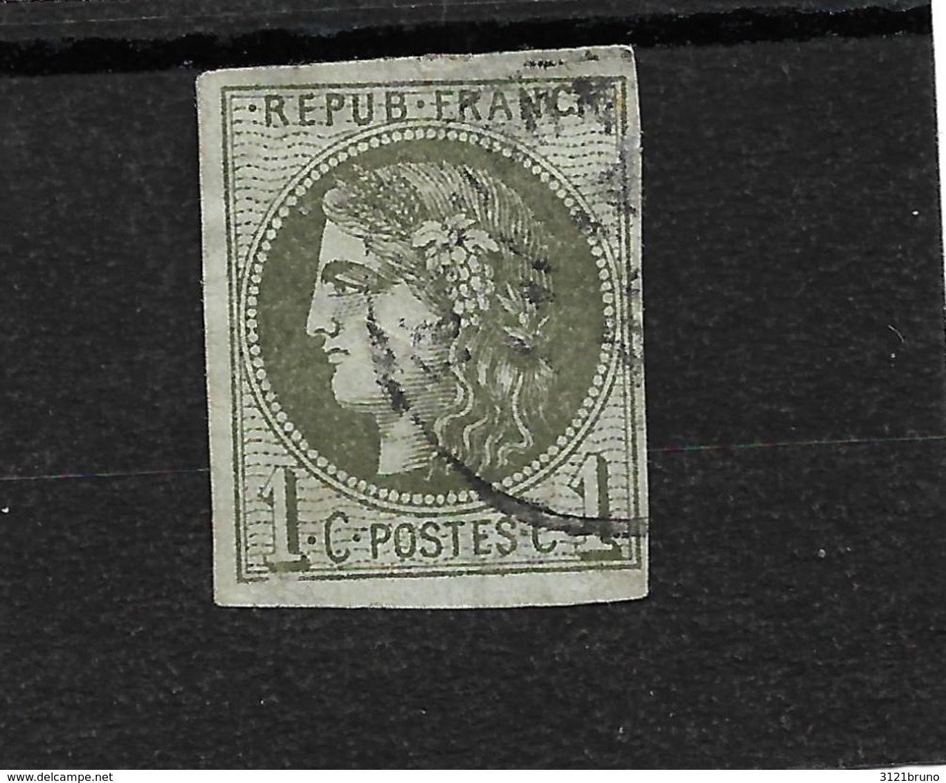 Bon N 39 B Nuance Olive Foncé émission De Bordeaux Côte 220€ - 1862 Napoléon III