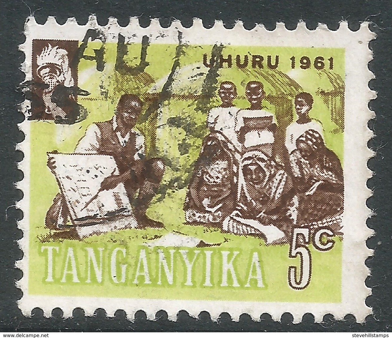 Tanganyika. 1961-64 Independence. 5c Used. SG 108 - Tanganyika (...-1932)