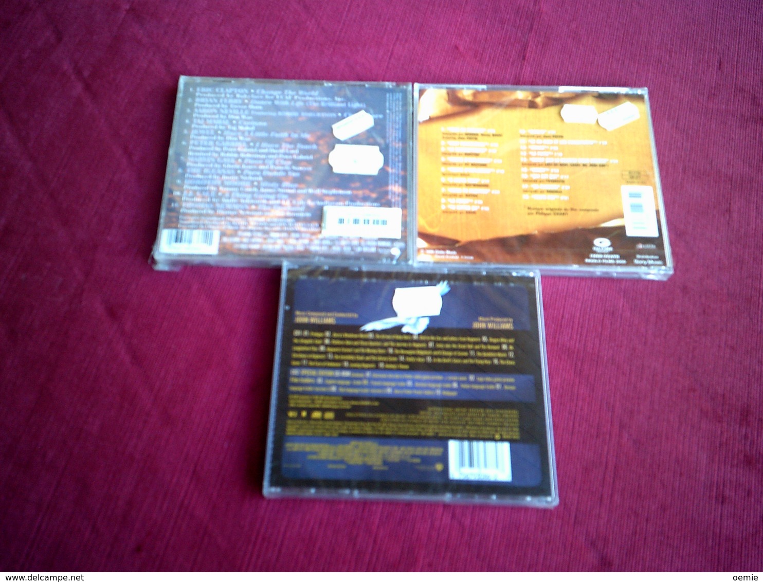 COLLECTION DE 3 CD ALBUM  DE MUSIQUE  DE  FILMS ° TRAFIC D'INFLUENCE + HARRY POTTER DOUBLE DE CD + PHENOMENE - Volledige Verzamelingen