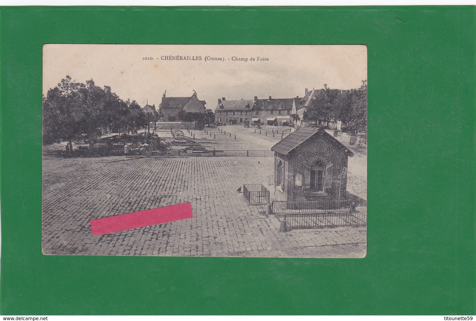 23-CHENERAILLES (CREUSE) - CHAMP De FOIRE- BASCULE- - Chenerailles