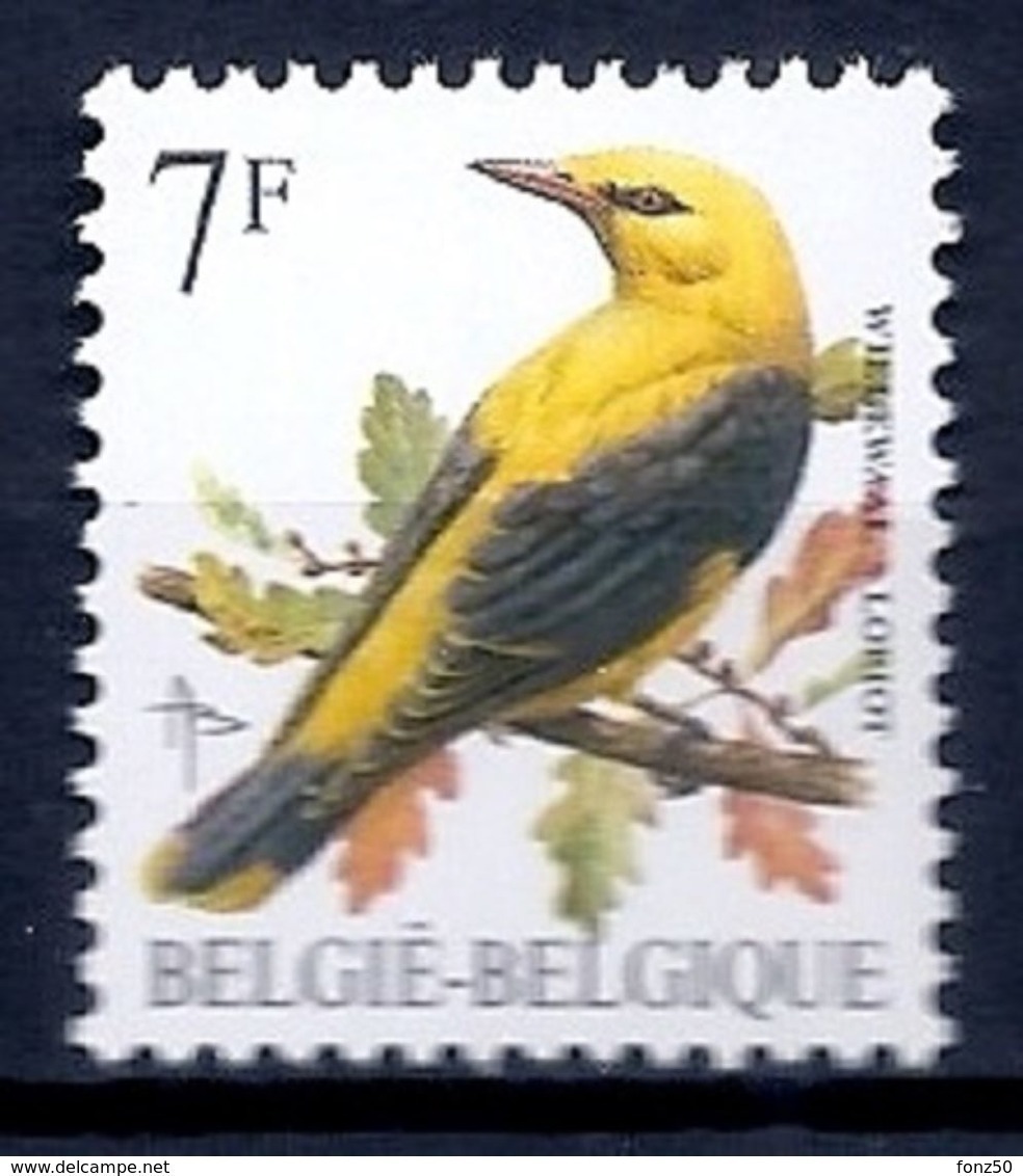 BELGIE * Buzin * Nr 2476 * Postfris Xx * FLUOR  PAPIER - GROENE GOM - 1985-.. Oiseaux (Buzin)