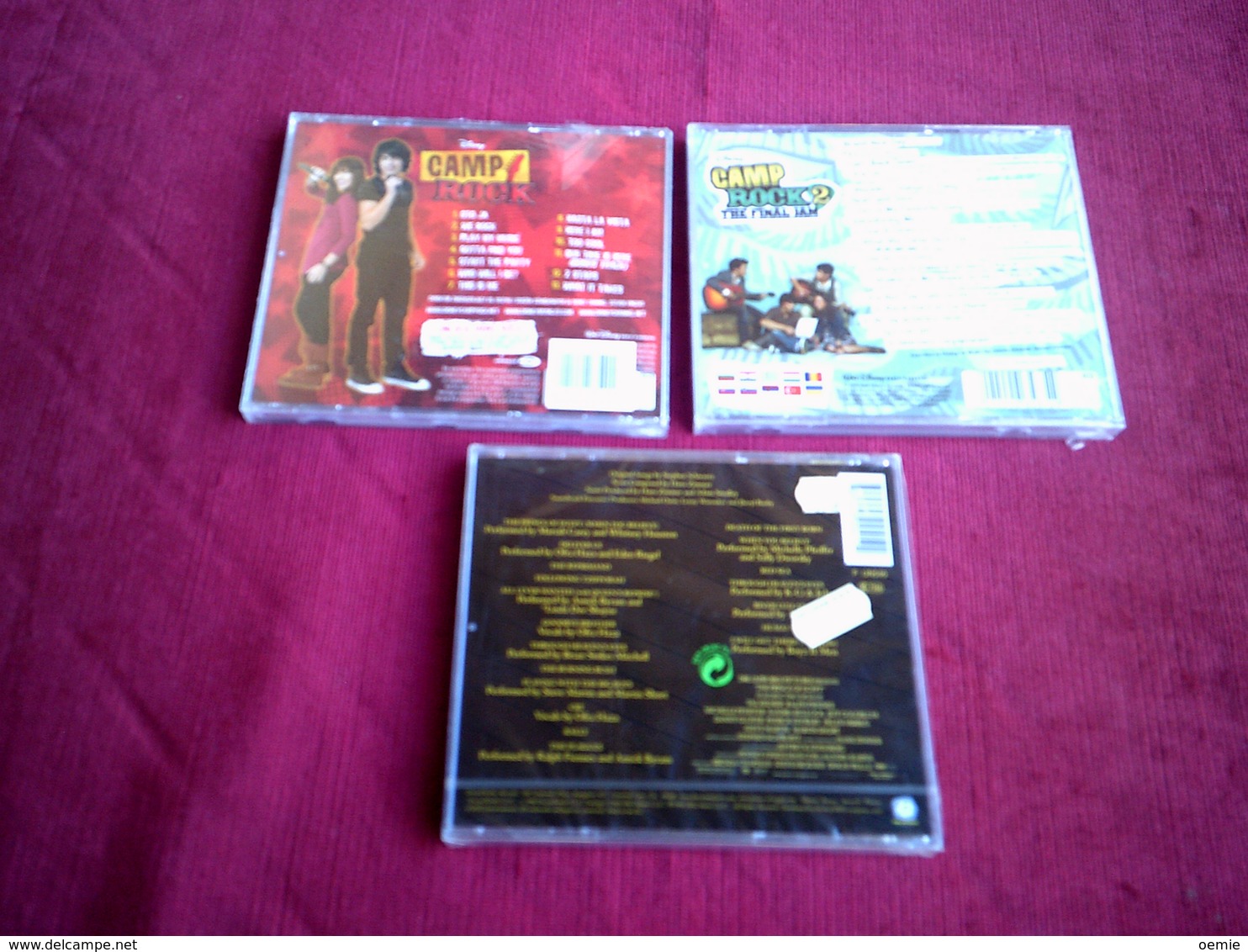 COLLECTION DE 3 CD ALBUM DE MUSIQUE DE FILM ° THE PRINCE OF EGYPT  + CAMP ROCK + CAMP ROCK 2 THE FINAL JAM - Soundtracks, Film Music